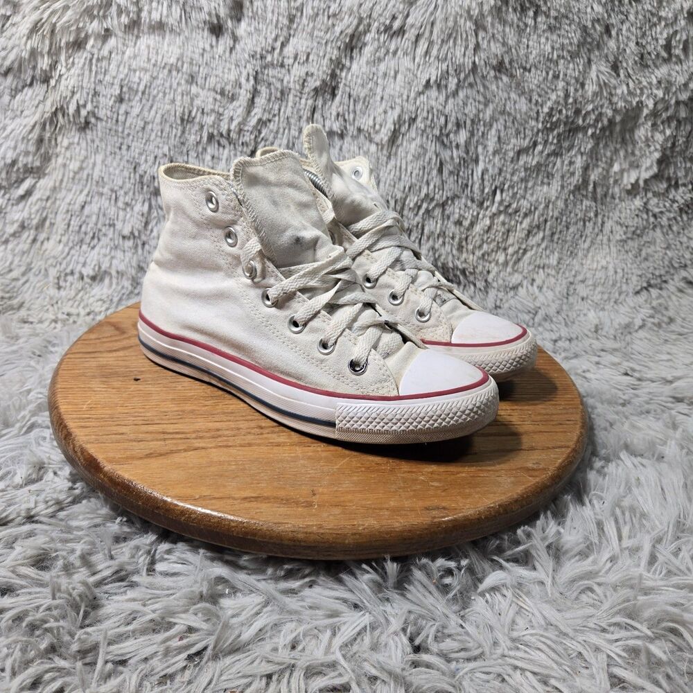 Converse Chuck Taylor All Star Hi Top White Unisex Canvas Sneaker Size W8 M6